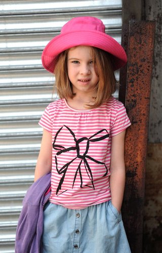 The Big Bow Grammercy Tee and Chambray Nya Skirt
The Big Bow Grammercy Tee and Chambray Nya Skirt