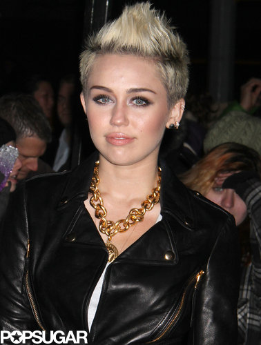 Miley Gets Cute to Celebrate Her Cosmo Cover in NYC Miley Gets Cute to Celebrate Her Cosmo Cover in NYC