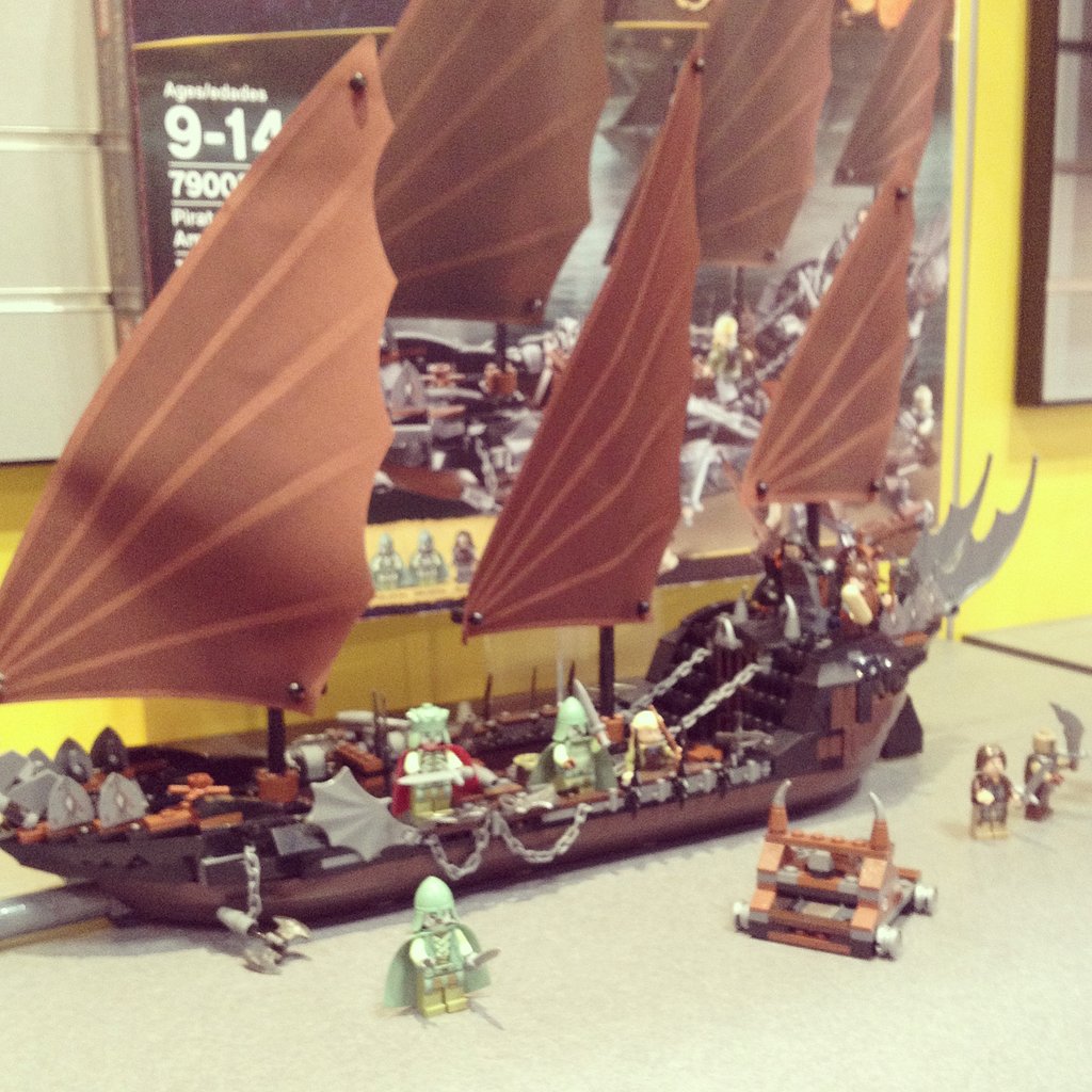 The Lego Lord of the Rings collection is expanding to include this boat from The Hobbit.
The Lego Lord of the Rings collection is expanding to include this boat from The Hobbit.