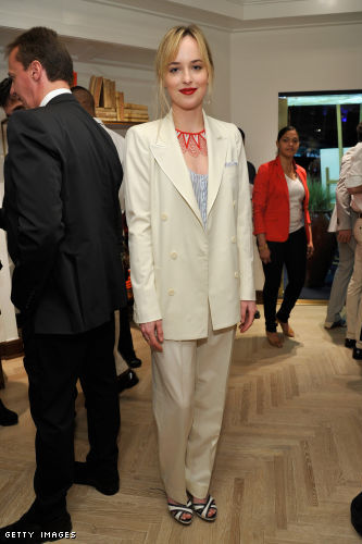 Dakota Johnson Tommy Hilfiger LA Flagship Store Opening Dakota Johnson Style