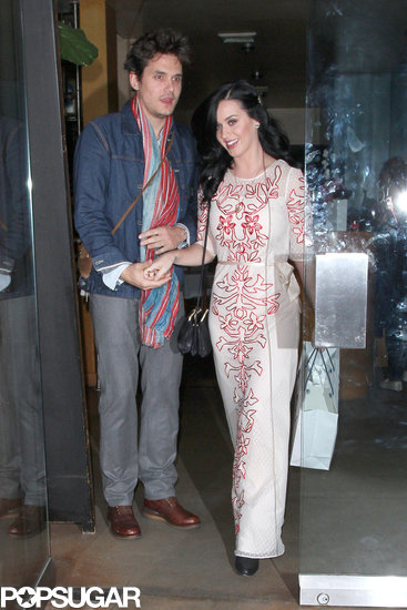 John Mayer and Katy Perry went out to a Valentine's dinner in LA.
John Mayer and Katy Perry went out to a Valentine's dinner in LA.