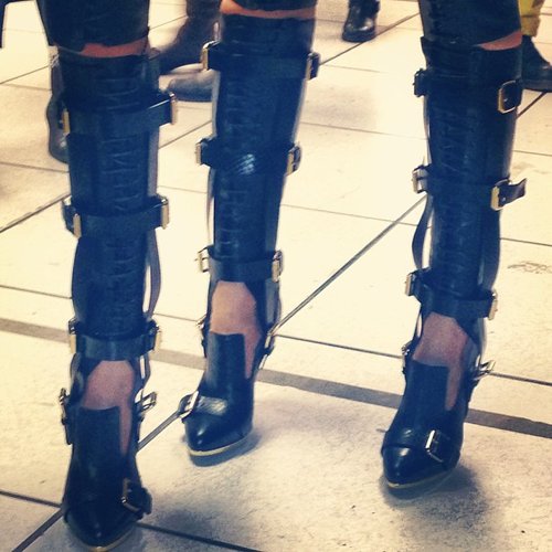 The boots at Prabal Gurung were the best.
The boots at Prabal Gurung were the best.