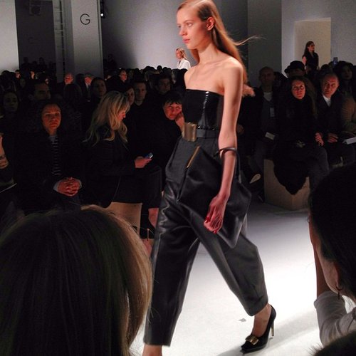 Calvin Klein was as minimalist-cool as ever.
Calvin Klein was as minimalist-cool as ever.