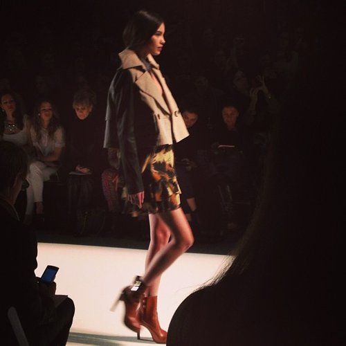 Cropped jackets supplied cool proportions.
Cropped jackets supplied cool proportions.