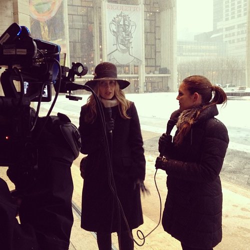 What blizzard? Our fashion director, Melissa Leibling-Goldberg, and our fashion reporter, Allison McNamara, braved the elements for a daily-recap video.
What blizzard? Our fashion director, Melissa Leibling-Goldberg, and our fashion reporter, Allison McNamara, braved the elements for a daily-recap video.