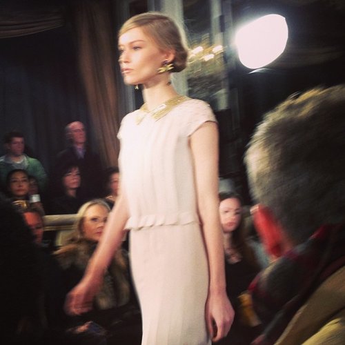 Frilled edges and gold jewelry.
Frilled edges and gold jewelry.