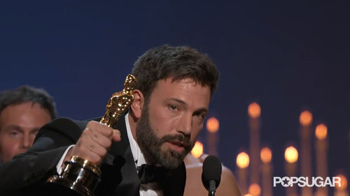 Ben Affleck Cries at Oscars GIF