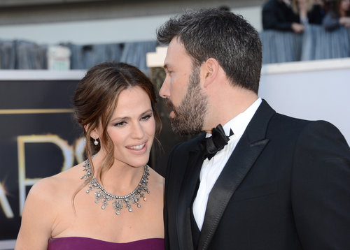 Jennifer Garner and Ben Affleck on the red carpet at the Oscars 2013.
Jennifer Garner and Ben Affleck on the red carpet at the Oscars 2013.