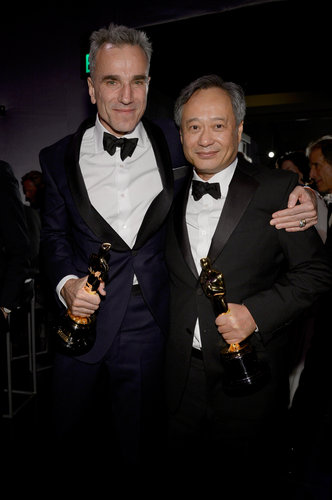 Daniel Day-Lewis posed with Ang Lee at the Governors Ball.
Daniel Day-Lewis posed with Ang Lee at the Governors Ball.