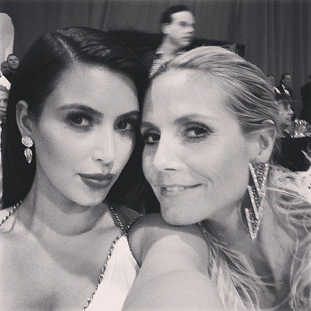 Kim Kardashian and Heidi Klum snapped a photo at an afterparty.
Source: Instagram user kimkardashian
Kim Kardashian and Heidi Klum snapped a photo at an afterparty.
Source: Instagram user kimkardashian