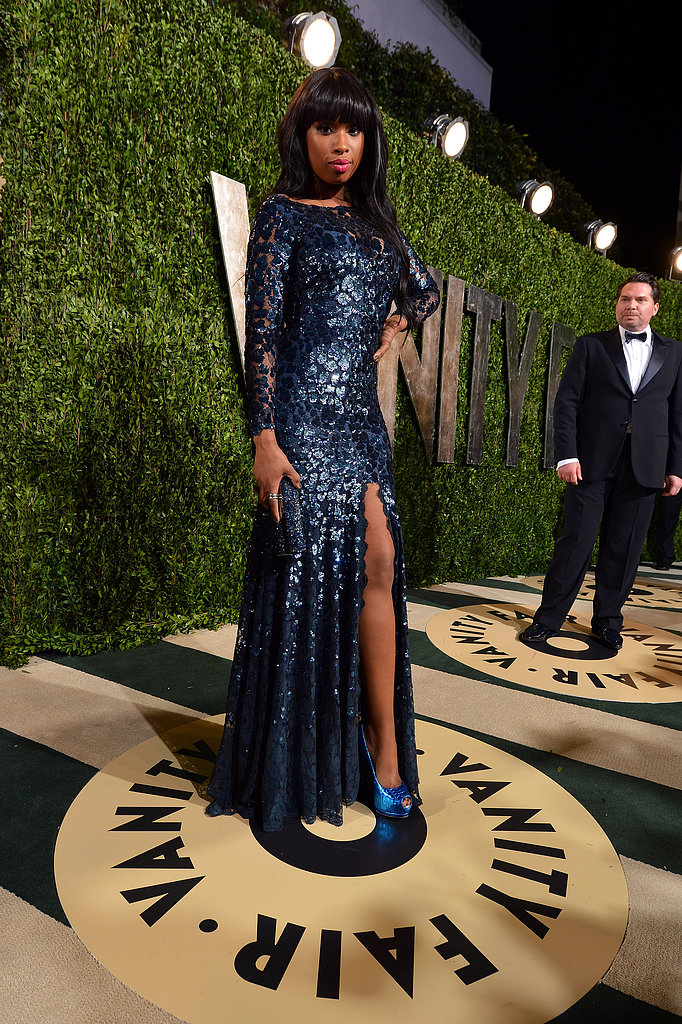 Jennifer Hudson arrived at the Vanity Fair Oscar party on Sunday night.
Jennifer Hudson arrived at the Vanity Fair Oscar party on Sunday night.