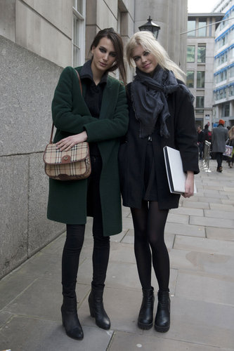 London Fashion Week Street Style Fall 2013 London Fashion Week Street Style Fall 2013