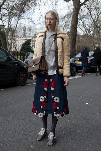 London Fashion Week Street Style Fall 2013 London Fashion Week Street Style Fall 2013