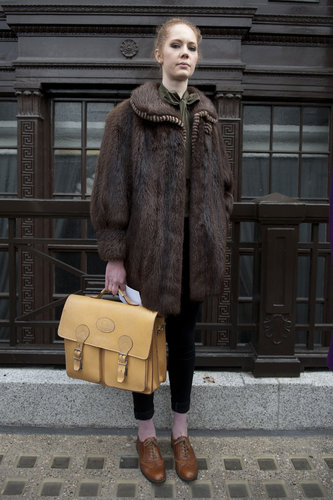 London Fashion Week Street Style Fall 2013 London Fashion Week Street Style Fall 2013