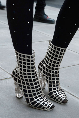Silver Yves Saint Laurent cage boots are all you need to make a snap-worthy statement.
Silver Yves Saint Laurent cage boots are all you need to make a snap-worthy statement.
