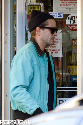 Romain Dauriac sported a beanie.
Romain Dauriac sported a beanie.