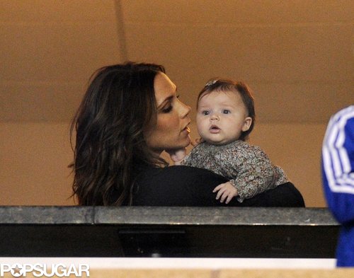 In November 2011, Victoria Beckham and Harper hung out in a private box while David Beckham and the boys celebrated the LA Galaxy Western Conference Championship win on the field.
In November 2011, Victoria Beckham and Harper hung out in a private box while David Beckham and the boys celebrated the LA Galaxy Western Conference Championship win on the field.