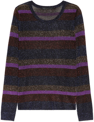 Marc by Marc Jacobs Vanya metallic striped sweater