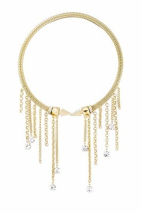 Belle Noel by Kim Kardashian 14KT Gold Glam Rock Memory Coil Necklace