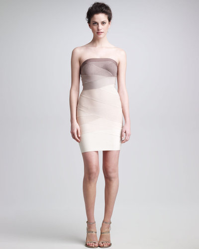 Herve Leger Ombre Bandage Dress