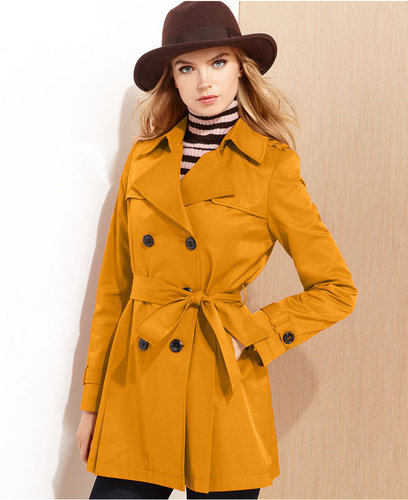 DKNY Raincoat, Cropped Trench Coat