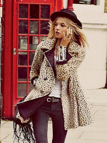 Leopard Swing Coat