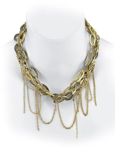 Belle Noel By Kim Kardashian Mulit Chain Nugget Necklace