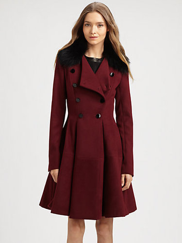 Robert Rodriguez Fit & Flare Coat