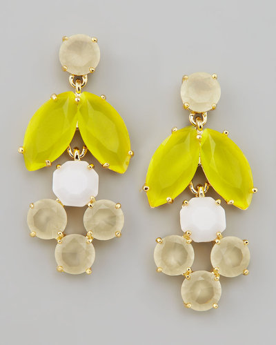 Kate Spade New York Mini Chandelier Earrings, Yellow