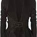 Donna Karan Draped coated-jersey jacket