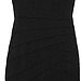 Rag & bone Origami leather-detailed crepe dress