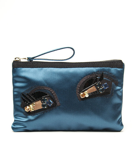 Lanvin Alber Drawing Eyes Pouch