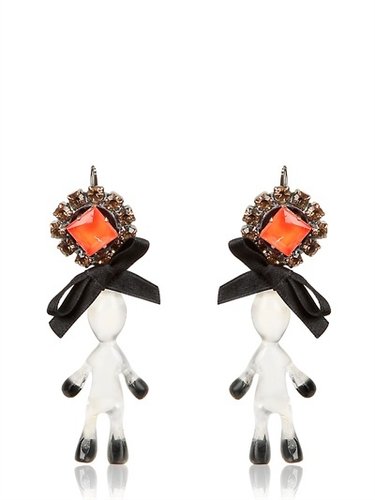 Marni - Twin Doll & Bow Earrings