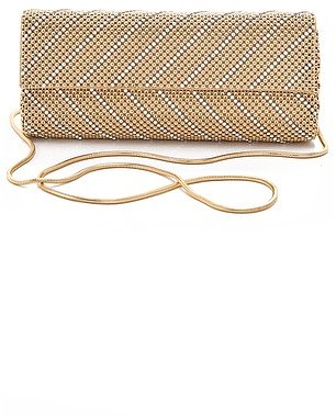 Whiting & davis Crystal Chevron Clutch