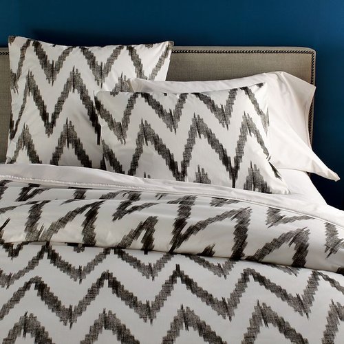 Organic Chevron Duvet Cover + Shams