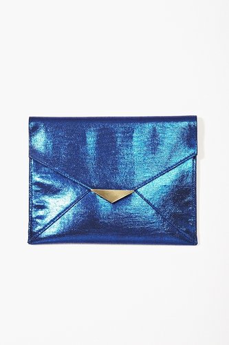 Midnight Metallic Clutch