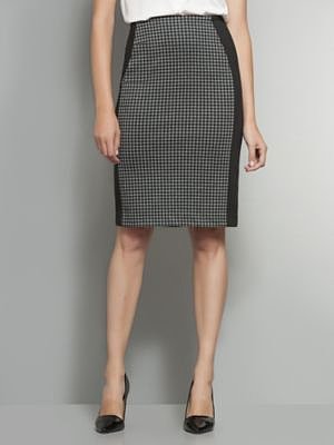 The 7th Avenue Houndstooth Pencil Skirt