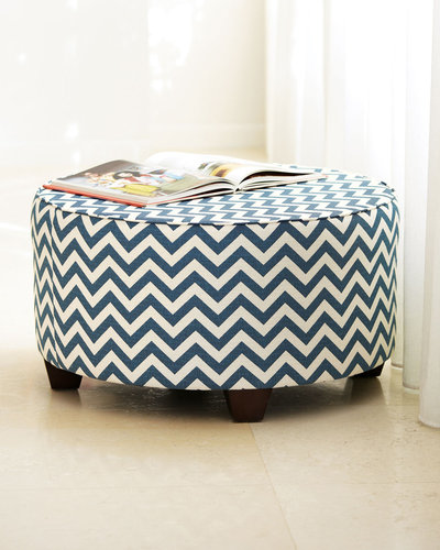 "Chevron" Ottoman