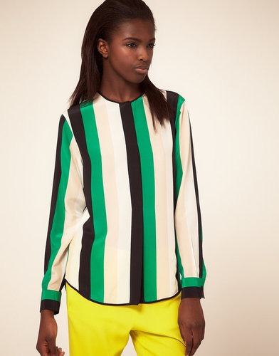 MSGM Multi Colour Stripe Shirt