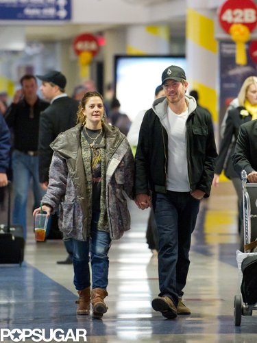 Drew Barrymore and Will Kopelman caught a flight out of LAX in November 2011.
Drew Barrymore and Will Kopelman caught a flight out of LAX in November 2011.