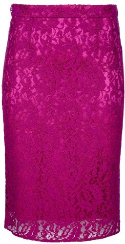 Dolce & Gabbana Floral lace skirt