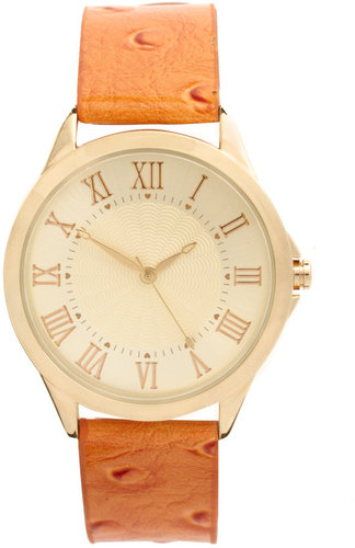 ASOS Boyfriend Watch with Colored Strap