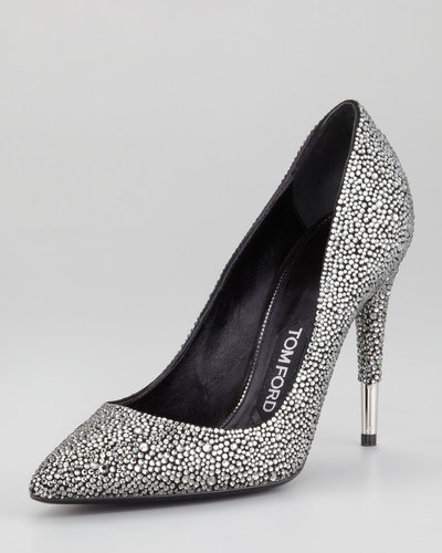 Tom Ford Crystal Embellished Pointed-Toe Pump
