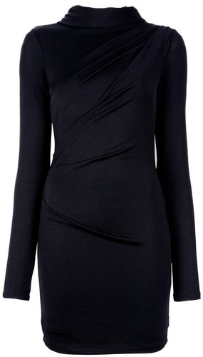 T By Alexander Wang Hooded drape dress