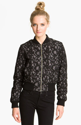 MSGM Lace Bomber Jacket