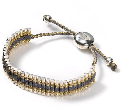 Links of London Gold Metallic Friendship Bracelet