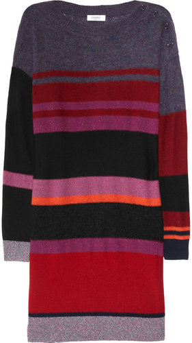 Sonia by Sonia Rykiel Striped wool-blend sweater dress