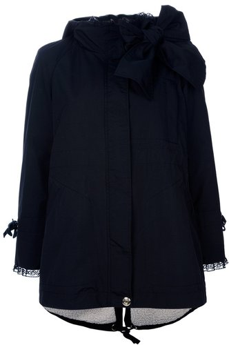 Red Valentino hooded parka