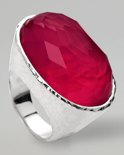 Ippolita Wonderland Oval Ring, Raspberry
