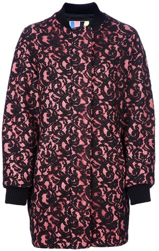 Msgm Lace layer coat